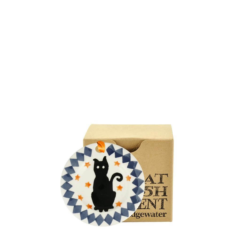 Emma Bridgewater The Wise Witches Black Cats Tiny Plate Decoration Boxed